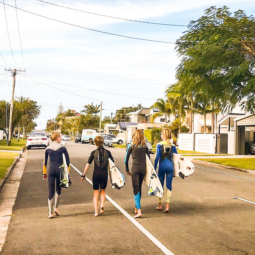 School holidays are for surfing